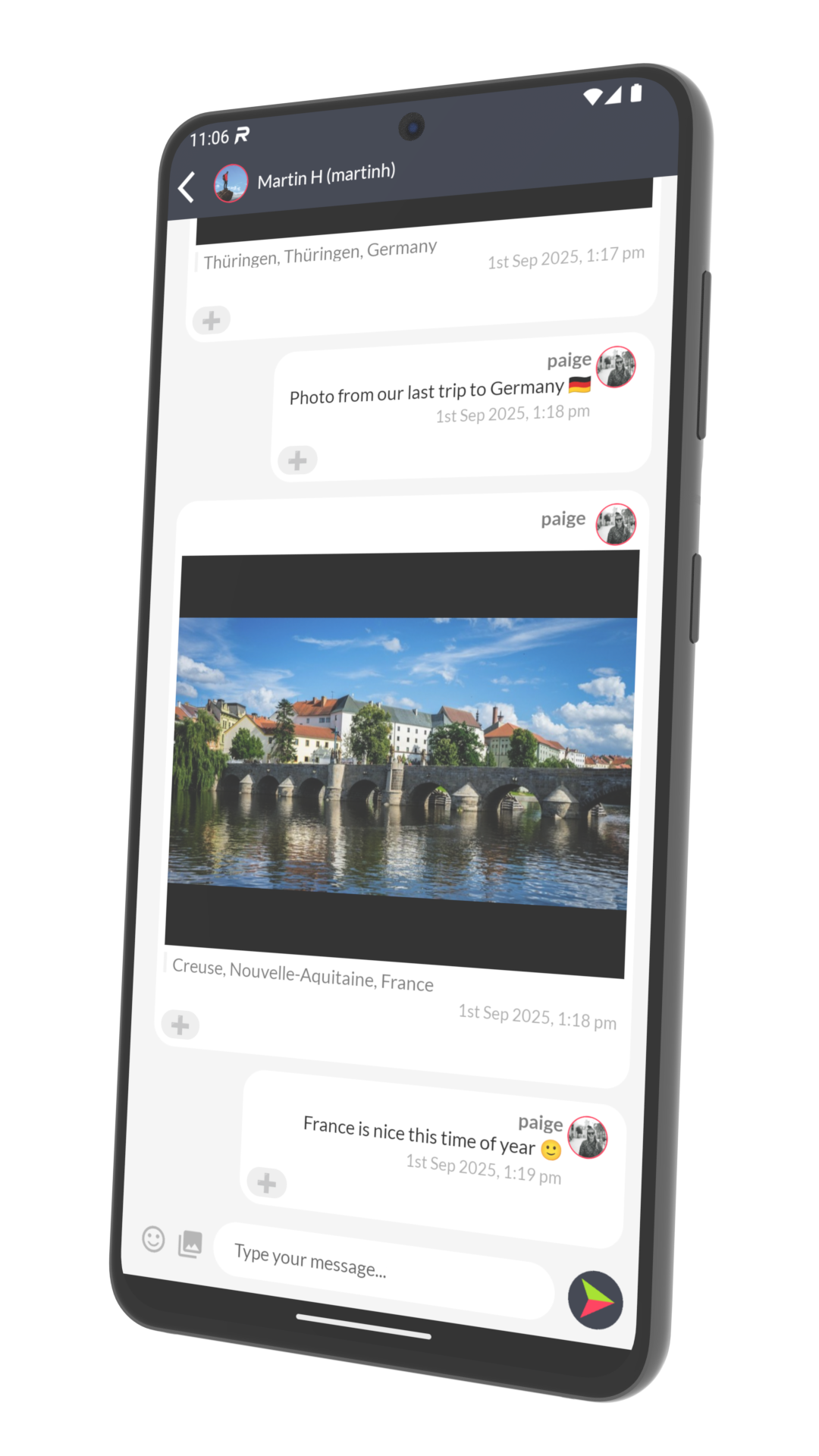 Hypefeed Chat Screenshot